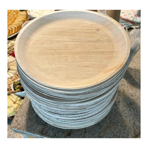 Premium Quality Compostable Areca Palm Leaf <b>Plates</b> with Eco Friendly Disposable Dinnerware for <b>Large</b> Events and Food Catering - Product Image 5