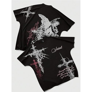 Men's Graphic <b>Y2K</b> <b>Shirt</b> Casual Short Sleeve Round Neck Regular Fit Summer Baggy T-<b>Shirts</b> - Product Image 5
