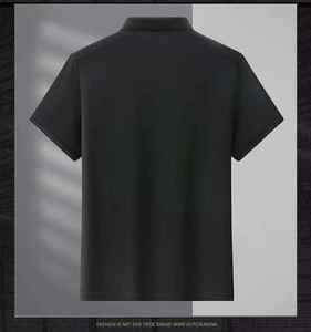 Polo pour homme à panneaux verticaux et rayures de course, coupe athlétique 2026, collection noir, blanc, gris et beige, vêtements de sport décontractés HD - Product Image 5