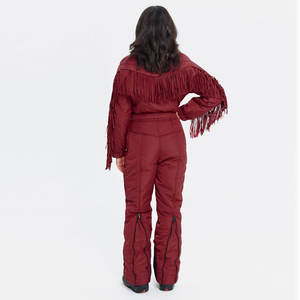 Traje de Esquí de Diseño Personalizado en Color de Contraste, Precio Económico, Venta en Línea, Traje Deportivo Softshell Impermeable y Transpirable - Product Image 2