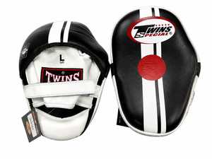Fournisseur d'usine mondial : Twins Focus Pad d'entraînement en cuir véritable, sur mesure, design incurvé, pour la boxe et le punching. - Product Image 2
