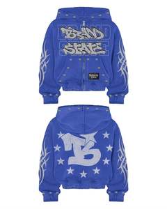 Sudadera con Capucha de Invierno Personalizada 100% Algodón para Hombre, con Pedrería, Forro Polar, Alta Calidad, Ecológica, Transpirable, Fabricante de Pakistán - Product Image 3