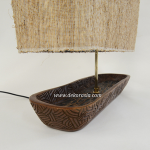 Lampe de table console Nara, éclairage décoratif pour la maison moderne, chambre à coucher, salon, style décoratif - Product Image 6