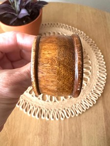 Anillos de Servilleta de Madera Hechos a Mano |   Decoración de Mesa de Madera Natural con Estilo Rústico |   Decoración Rústica Boho para Bodas y Acción de Gracias - Product Image 6