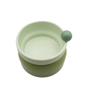 Wholesale 2-in-1 Stackable Ceramic Pet Bowl Elevated Dog <b>Cat</b> <b>Feeder</b> Neck Guard - Product Image 5