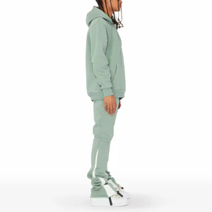 Survêtements en molleton pour hommes OEM ODM, sweat à capuche oversize, nouveau style, survêtement à capuche, logo personnalisé, fabrication de survêtements pour hommes - Product Image 6