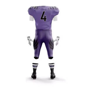 Uniforme de football américain de haute qualité, logo personnalisé, vente en gros, fabricant de premier plan, nouveau style, meilleur matériau, prix avantageux - Product Image 3