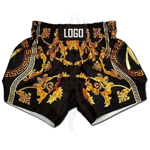 Pantalones Cortos de Artes Marciales Mixtas (MMA), Muay Thai, Boxeo y Karate Unisex para Adultos, Personalizables, Elásticos, 100% Poliéster, Ligeros y Transpirables - Product Image 1
