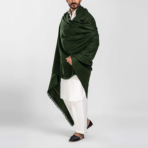 Men Elegant Soft <b>Shawl</b> Warm Winter Accessory Comfortable Woven Fabric Classic Traditional Style Mens Wear - Product Image 1