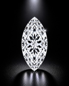 Diamant de laboratoire portugais de qualité supérieure, taille marquise, blanc étincelant, excellente taille pour la fabrication de bijoux fins - Product Image 1