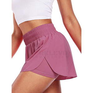 Shorts de sport athlétiques pour hommes et femmes, shorts de course à séchage rapide avec poches latérales, taille élastique, entraînement, fitness, vêtements de sport - Product Image 4