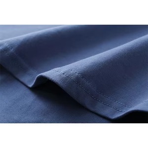 T-shirt Hip-Hop Homme 100% Coton Haute Qualité Séchage Rapide Respirant Coupe Classique Impression en Relief Vêtement Décontracté Vente en Gros OEM ODM - Product Image 6