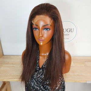 Perruques de cheveux humains naturels vierges vietnamiens de 20 pouces, couleur naturelle, lisses, double épaisseur, longues, fournisseur Vietnamien - Product Image 3