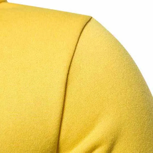 Sweat à capuche oversize pour homme avec blocs de couleur et poche imprimée, 100 % coton tricoté, manches classiques, tenue décontractée d'automne - SINEWY SPORTS - Product Image 5