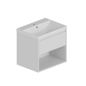 Meuble-lavabo mural, garantie 2 ans, PVC, moderne, maison, hôtel, écologique, MEUBLE-LAVABO Athena - Product Image 1