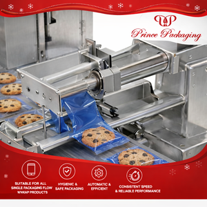 Máquina Automática para Envolver y Sellar Galletas Sólidas Controlada por PLC con Empaque de Papel/Película Plástica para Alta Productividad - Product Image 5