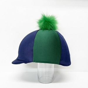 ปลอกหมวกขี่ม้าไนลอนสีเขียวอมฟ้าแบบพรีเมียม ปรับขนาดได้ - Product Image 2