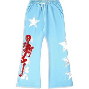Ensemble de survêtement décontracté unisexe streetwear deux pièces pour homme, sweat-shirt oversize à imprimé lettres et pantalon droit, collection personnalisée 2026 - Product Image 6