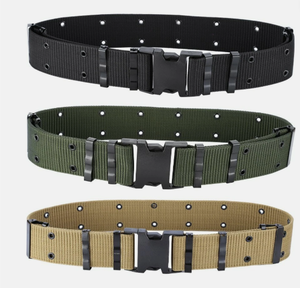 Ceinture utilitaire robuste pour hommes, ceinture réglable à haute capacité de charge avec boucle, ceinture de travail et de sécurité durable - Product Image 4