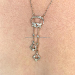 IGI certificado 18K/14K oro sólido redondo corte brillante laboratorio cultivado diamante mujer compromiso boda encanto colgante Arin Luxury Co - Product Image 5