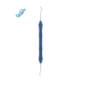 ANATOMIC COLOURS Escalador universal, angulado, de doble punta, 175 mm (6 7/8 pulgadas), S 204 S, mango ergonómico, azul oscuro - Product Image 1