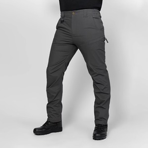 Men's Formal Outdoor <b>Cargo</b> Pants Ripstop <b>Stretch</b> Lightweight Work Trousers with Pockets Plain Dyed Straight Mid Waist - Product Image 4