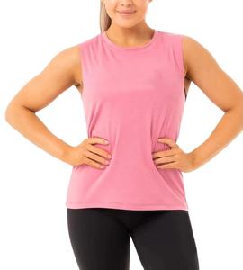Camiseta Deportiva sin Mangas para Mujer, Ropa de Gimnasio Lista para Imprimir Logotipos, con Amplia Gama de Colores y Tallas - Product Image 1