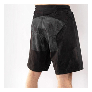 กางเกงกีฬาขาสั้นผู้ชายลายคาร์บอนไฟเบอร์ MMA & BJJ - Product Image 2