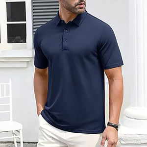 Camisetas Polo Casuales para Hombre, Nuevo Diseño en Venta, Logotipo Personalizado, Color Sólido, Transpirables - Product Image 3