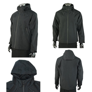 Plain Color Block Hooded <b>Waterproof</b> Windbreaker <b>Jacket</b> Unisex Custom Logo Outdoor Hiking Softshell Track <b>Jacket</b> - Product Image 6