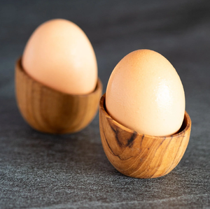 Porte-œufs en bois naturel élégant, 2 pièces, pour la décoration de la table de petit-déjeuner, qualité supérieure, prix incroyable - Product Image 4