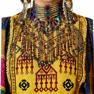 Nouvelle Robe Afghane Kuchi 2026 au Design Unique pour Femme, en Soie, Décontractée, Respirante, Entièrement Cousue et Prête à Porter - Product Image 6