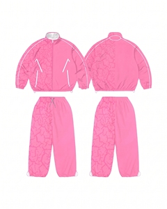 Muestra Disponible: Conjunto de Chándal Impermeable con Capucha y Estampado para Invierno - Malla Transpirable - Cintura Elástica - Fabricante B2B - Product Image 4