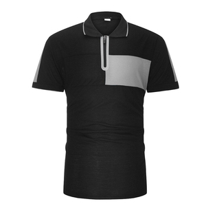 Ensemble de survêtement de sport pour hommes, personnalisé, avec polo demi-zip à manches courtes et short de jogging, collection été, vente en gros - Product Image 4