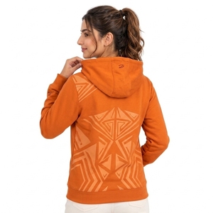 Sudadera con capucha de felpa suave y colorida con estampado gráfico, informal y cómoda para mujer, sudadera con capucha estampada a la moda para mujer. - Product Image 2