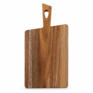 USA Warehouse Stock Wholesale Small Acacia <b>Wood</b> <b>Cutting</b> Board Offset Handle <b>Wood</b> Charcuterie Board <b>Laser</b> Engraving Blanks - Product Image 4