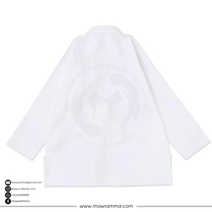 ชุดยิวยิตสูผ้าเพิร์ลวีฟแบบมีเกราะป้องกัน 100% ผ้าฝ้าย ปักโลโก้ได้ตามต้องการ ชุดกิโมโนบราซิลเลียนยิวยิตสู สำหรับฝึกซ้อมและแข่งขันระดับมืออาชีพ - Product Image 4