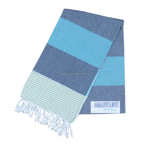 Soft Absorbent Turkish Cotton <b>Hammam</b> Bath <b>Towel</b> With Flatweave Texture And Lightweight Easy Drying Feature - Product Image 2