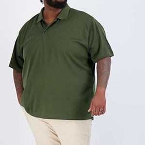 Vente en gros de chemises de golf pour hommes à manches courtes, pour l'entraînement sportif, respirantes, 100% polyester, fournisseur - Product Image 5