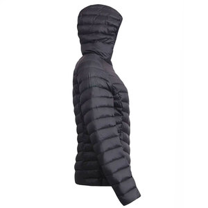Women Black Ultra Light Puffer Jacket Thin Hooded <b>Quilted</b> Coat Portable Windproof Winter Down Jacket Slim Fit Padded Outwear - Product Image 5