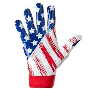 Guantes de Fútbol Americano de Nuevo Diseño, los Mejores del Mercado, 2026, Dedos Completos, Diseño Personalizado, Cuero, para Entrenamiento Deportivo - Product Image 4