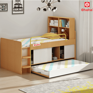 Lit superposé intelligent pour enfants Ohaha avec armoire - GTTM032 - Product Image 2