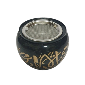 เตาเผากำยานทองสัมฤทธิ์ผสมโลหะทิเบตแท้ รุ่น AGM-00201-F ยี่ห้อ AG Metal Exports งานฝีมือโลหะทำมือ ใช้กับไม้จันทน์หอมเพื่อการบำบัด 100% - Product Image 1