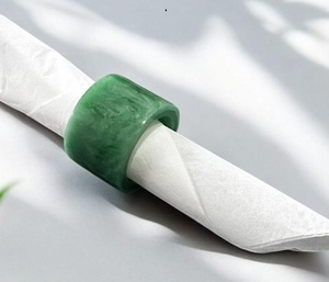 Unique Resin Napkin Ring Creative Design <b>Epoxy</b> Resin Napkin Ring Shape Model Pattern at reasonable price - Product Image 4