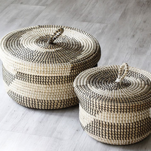 Cesta de Lavandería Ligera de Pasto Marino, Hecha a Mano, Almacenamiento para el Hogar de Uso Diario, Fabricante al por Mayor, Sostenible de Vietnam - Product Image 5