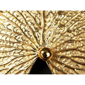 งานแฮนด์เมดขนาด5นิ้วของตกแต่งผนังทองเหลืองพร้อมถาดตกแต่งบ้านรูปใบบัวชุบทอง - Product Image 3