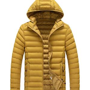 เสื้อแจ็คเก็ตพัฟเฟอร์มีฮู้ด ดีไซน์ลายควิลท์ ปิดด้วยซิป มีกระเป๋าข้างสองช่อง ปลายแขนเสื้อยางยืด ฮู้ดถอดออกได้ เสื้อแจ็คเก็ตน้ำหนักเบา สำหรับผู้ชายและผู้หญิง - Product Image 5