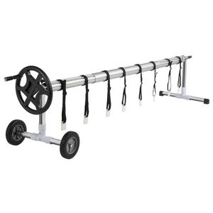 Rotolo di Pellicola per Piscina Nera a Cinque Sezioni (1,15m Ciascuna) da 18 Piedi, Capacità di Carico 60kg, Coperture e Avvolgitori per Piscine - Product Image 3