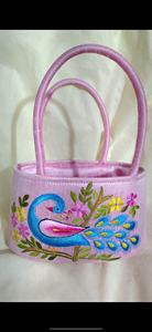 Elegante Bolso de Mano Bordado con Diseño Floral, Estilo Tradicional Indio Potli, Bolsa de Regalo, Cesta de Regalo Festiva - Product Image 2