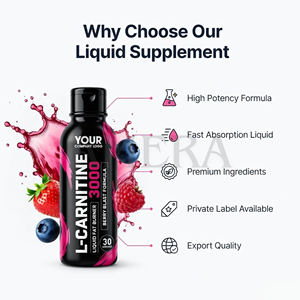 2025 Venta caliente L-Carnitine Liquid Shots Metabólico Energizer Electrolyte Workout Drink para el rendimiento de la nutrición deportiva - Product Image 4